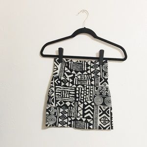 New Tribal Print Bodycon Bandage Skirt